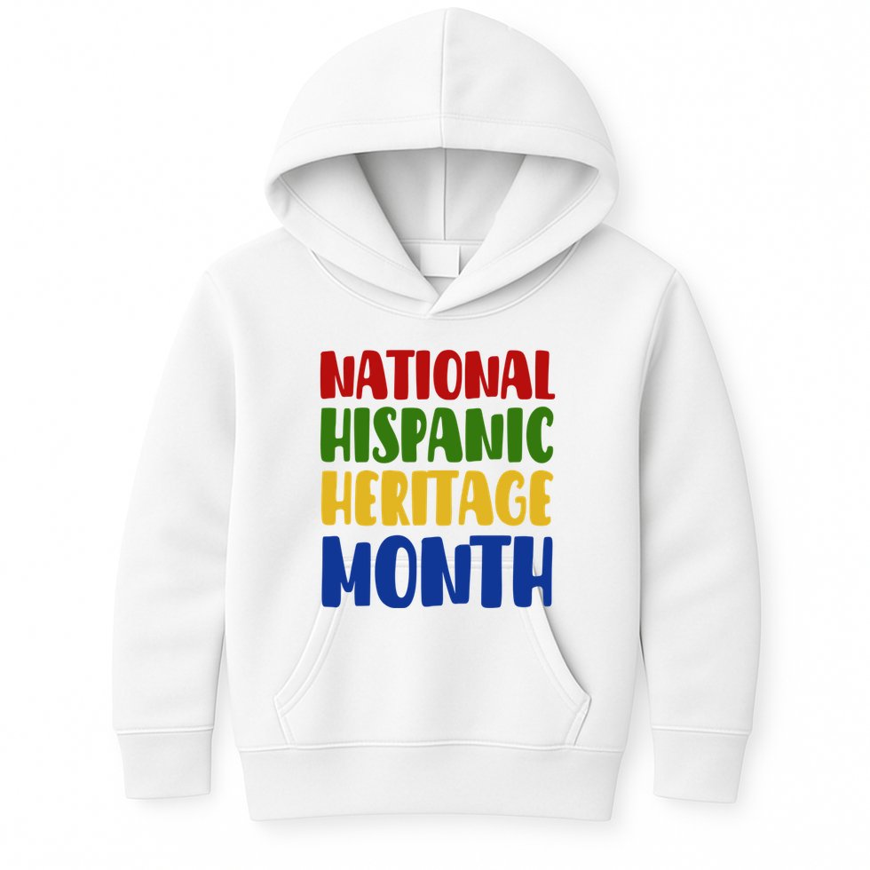 National Hispanic Heritage Month Kids Hoodie