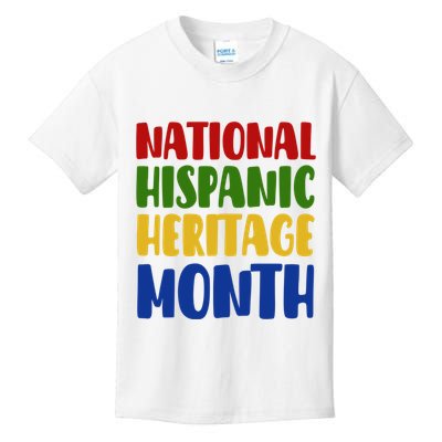 National Hispanic Heritage Month Kids T-Shirt