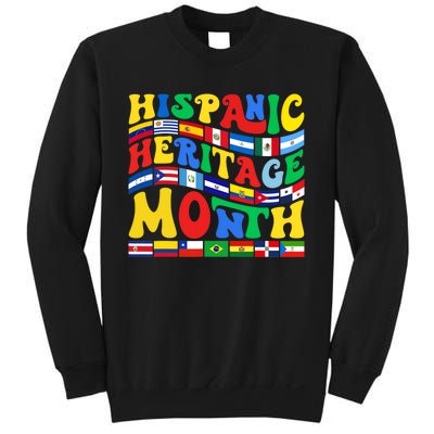 National Hispanic Heritage Month Countries Flags Sweatshirt