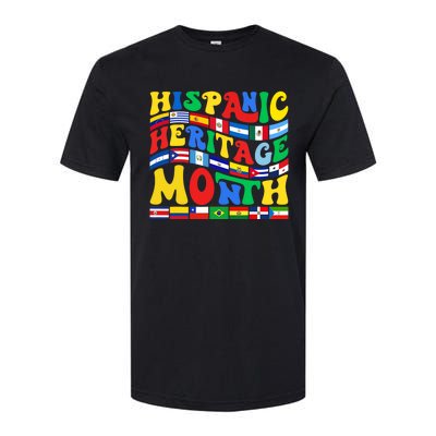 National Hispanic Heritage Month Countries Flags Softstyle CVC T-Shirt