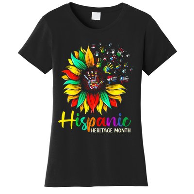 National Hispanic Heritage Month Sunflower All Countries Women's T-Shirt