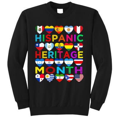 National Hispanic Heritage Month Latino Countries Flag Sweatshirt