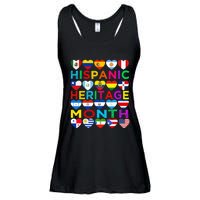 National Hispanic Heritage Month Latino Countries Flag Ladies Essential Flowy Tank