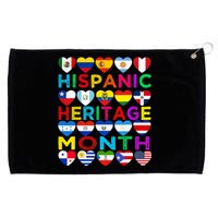 National Hispanic Heritage Month Latino Countries Flag Grommeted Golf Towel