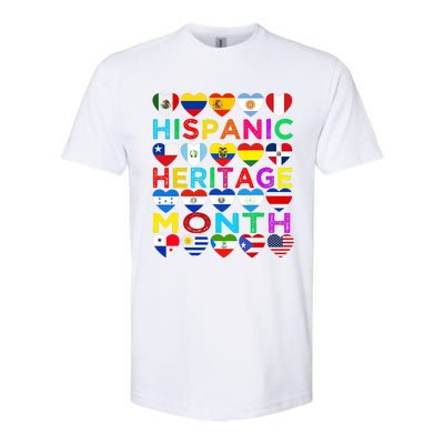 National Hispanic Heritage Month Latino Countries Flag Softstyle® CVC T-Shirt