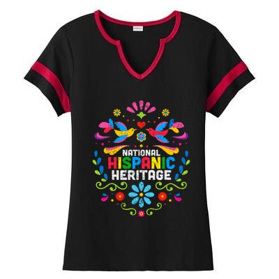 National Hispanic Heritage Month Ladies Halftime Notch Neck Tee