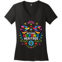 National Hispanic Heritage Month Women's V-Neck T-Shirt