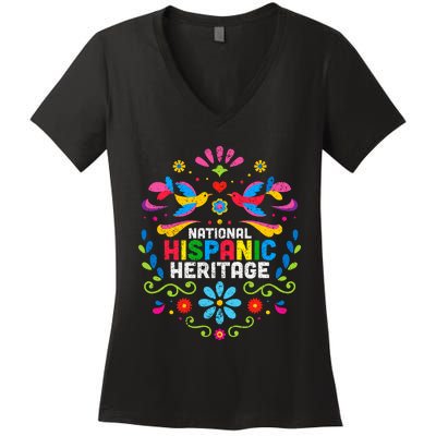 National Hispanic Heritage Month Women's V-Neck T-Shirt