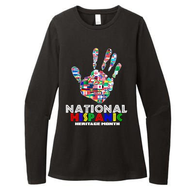 National Hispanic Heritage Month Hand Womens CVC Long Sleeve Shirt