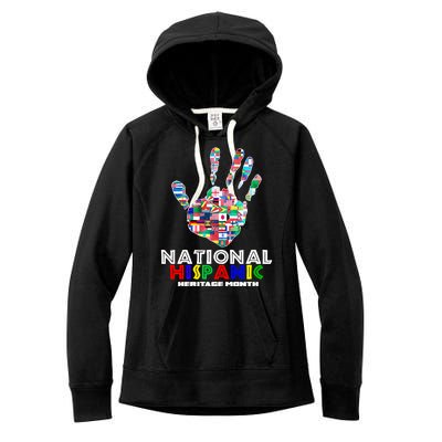 National Hispanic Heritage Month Hand Women's Fleece Hoodie