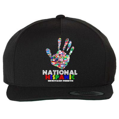 National Hispanic Heritage Month Hand Wool Snapback Cap