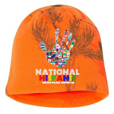 National Hispanic Heritage Month Hand Kati - Camo Knit Beanie