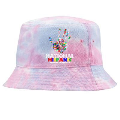 National Hispanic Heritage Month Hand Tie-Dyed Bucket Hat