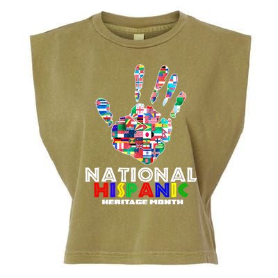 National Hispanic Heritage Month Hand Garment-Dyed Women's Muscle Tee