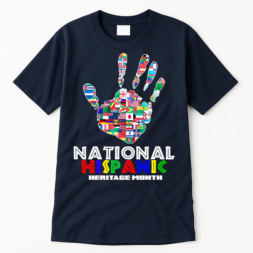 National Hispanic Heritage Month Hand Tall T-Shirt