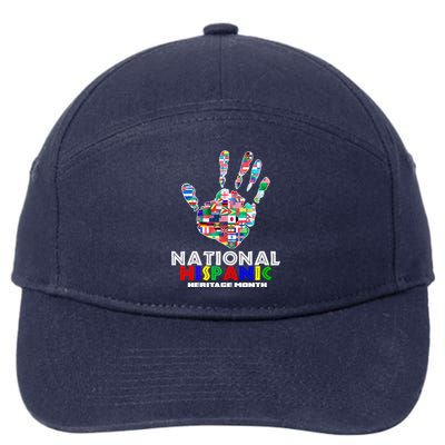 National Hispanic Heritage Month Hand 7-Panel Snapback Hat