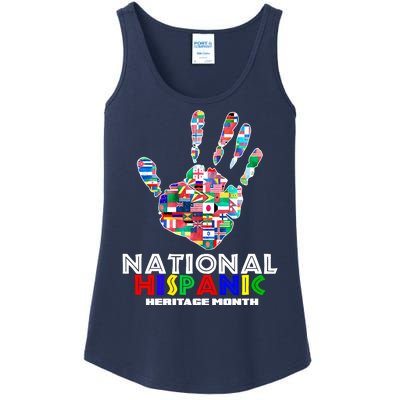 National Hispanic Heritage Month Hand Ladies Essential Tank