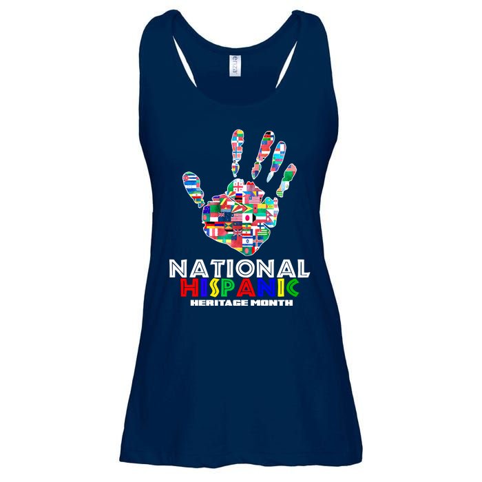 National Hispanic Heritage Month Hand Ladies Essential Flowy Tank