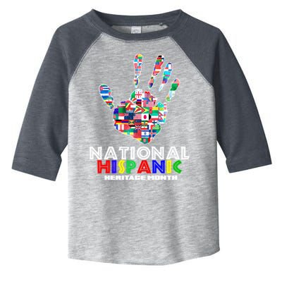 National Hispanic Heritage Month Hand Toddler Fine Jersey T-Shirt