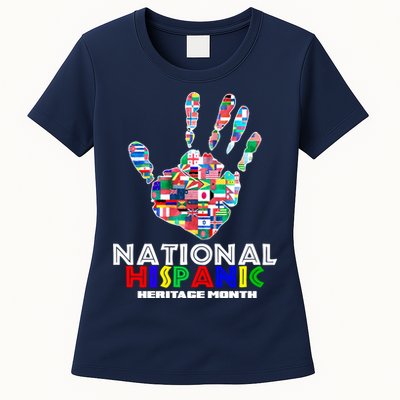 National Hispanic Heritage Month Hand Womens T-Shirt