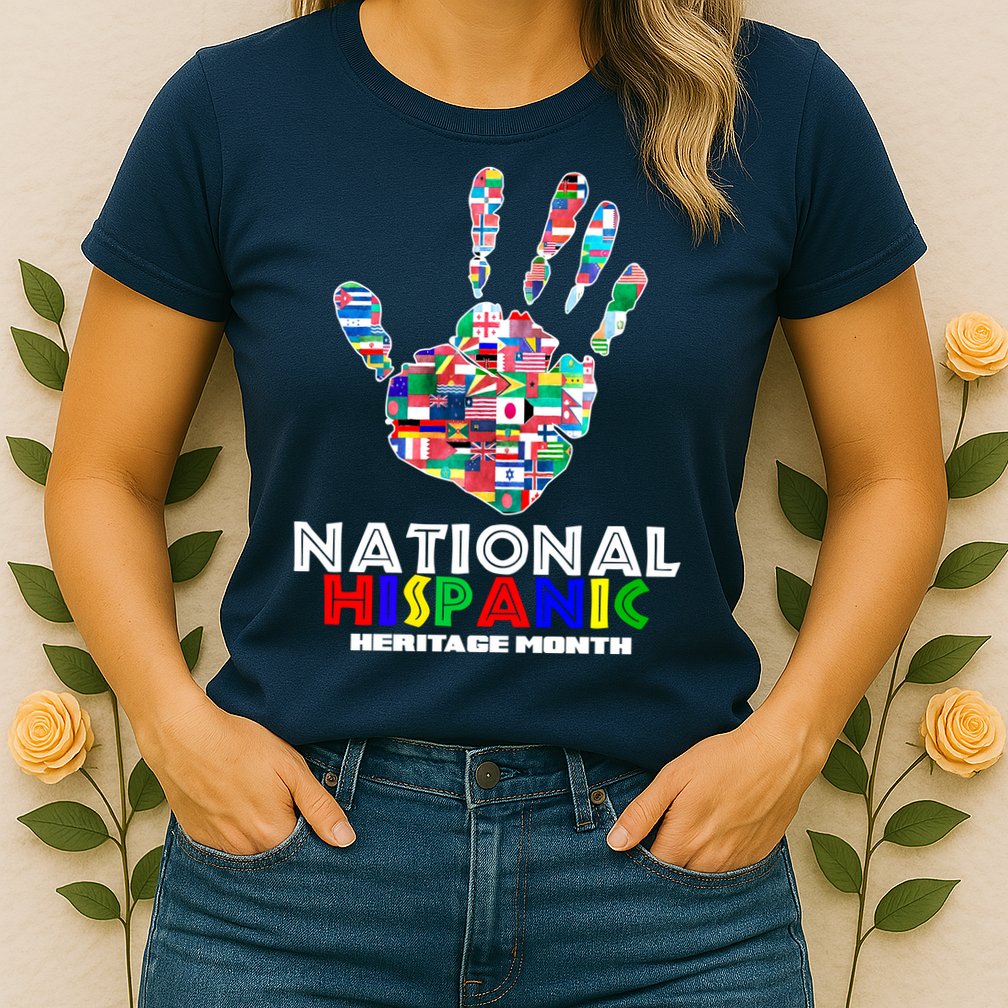 National Hispanic Heritage Month Hand Womens T-Shirt