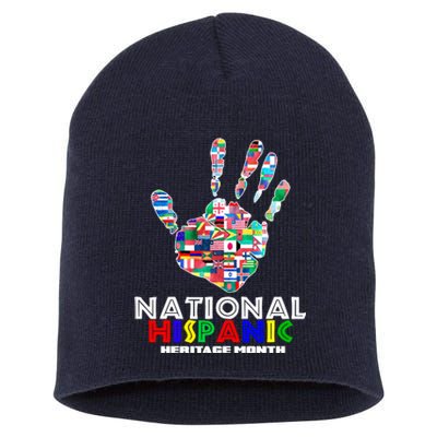 National Hispanic Heritage Month Hand Short Acrylic Beanie