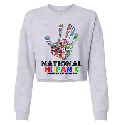 National Hispanic Heritage Month Hand Cropped Pullover Crew