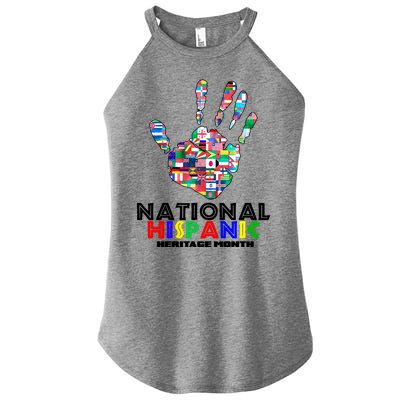 National Hispanic Heritage Month Hand Women's Perfect Tri Rocker Tank