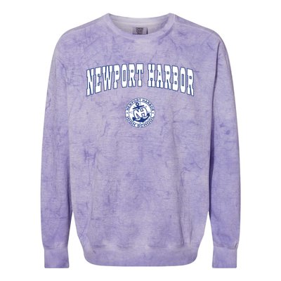 Newport Harbor High School Sailors Great Gift C2 Colorblast Crewneck Sweatshirt