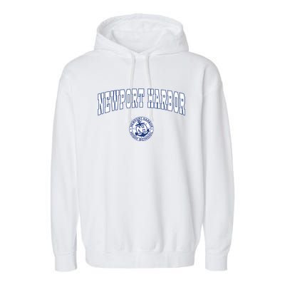 Newport Harbor High School Sailors Great Gift C2 Garment-Dyed Fleece Hoodie