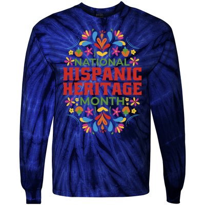 National Hispanic Heritage Month Tie-Dye Long Sleeve Shirt