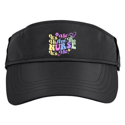 Nursing Humor Its Me Hi Im The Nurse RN ER NICU LPN Adult Drive Performance Visor