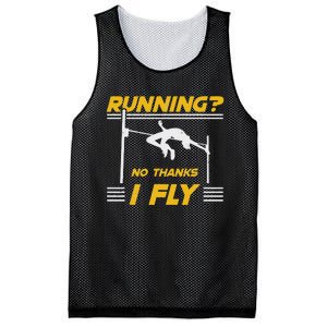 No Hanks I Fly High Jump Rack And Field High Jumper Mesh Reversible Basketball Jersey Tank