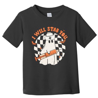 Nurse Halloween I Will Stab You Toddler T-Shirt