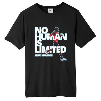 No Human Is Limited Eliud Kipchoge Tall Fusion ChromaSoft Performance T-Shirt