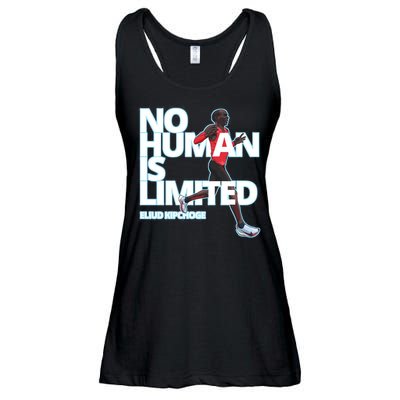 No Human Is Limited Eliud Kipchoge Ladies Essential Flowy Tank