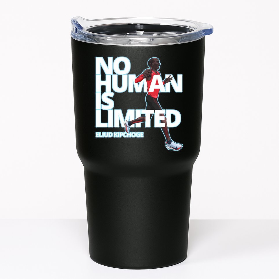 No Human Is Limited Eliud Kipchoge Tumbler
