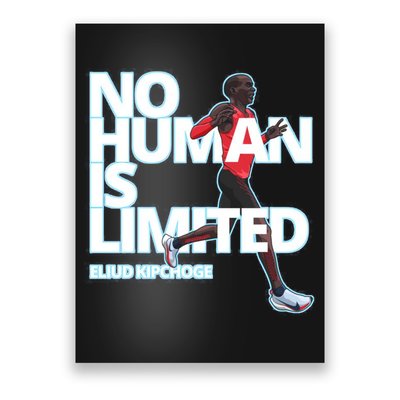 No Human Is Limited Eliud Kipchoge Poster