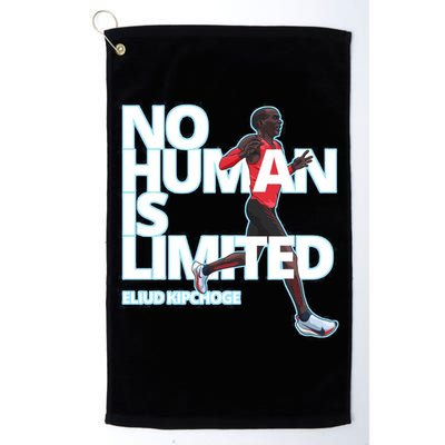 No Human Is Limited Eliud Kipchoge Golf Towel