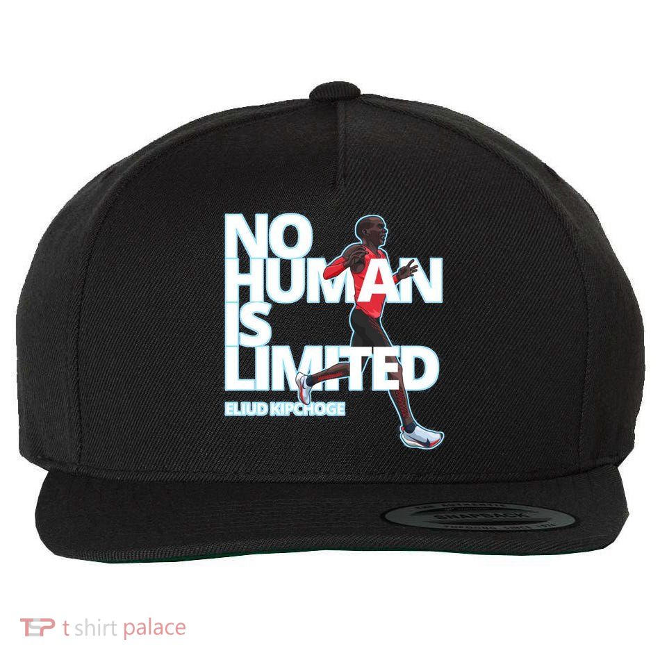 No Human Is Limited Eliud Kipchoge Wool Snapback Cap