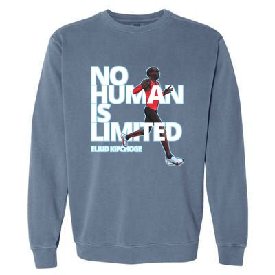 No Human Is Limited Eliud Kipchoge Garment-Dyed Sweatshirt