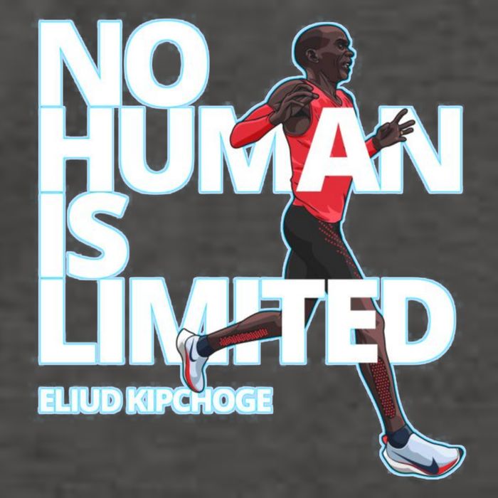 No Human Is Limited Eliud Kipchoge Vector Backpack