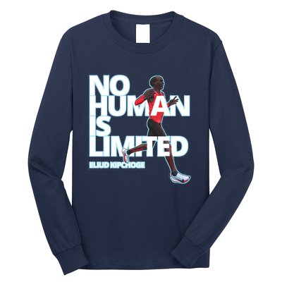 No Human Is Limited Eliud Kipchoge Long Sleeve Shirt