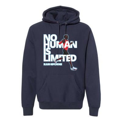 No Human Is Limited Eliud Kipchoge Premium Hoodie