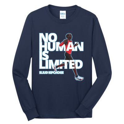 No Human Is Limited Eliud Kipchoge Tall Long Sleeve T-Shirt