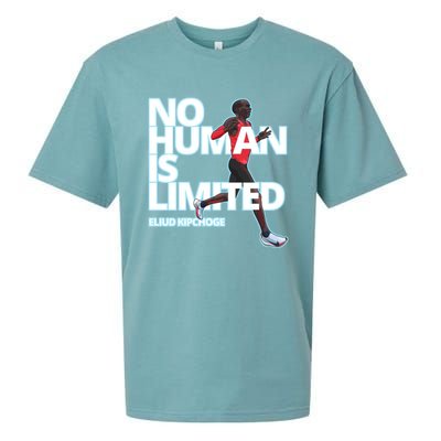 No Human Is Limited Eliud Kipchoge Sueded Cloud Jersey T-Shirt