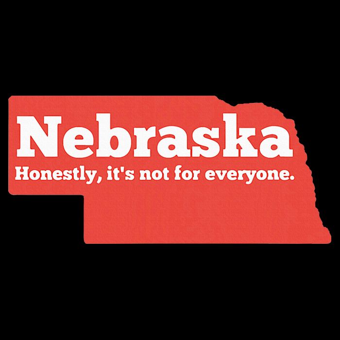 Nebraska Honestly Its Not For Everyone Funny Nebraska Sustainable Bucket Hat