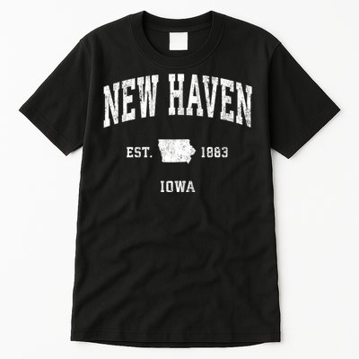 New Haven Iowa Ia Vintage Athletic Tall T-Shirt