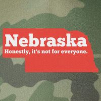 Nebraska Honestly Its Not For Everyone Funny Nebraska Legacy Tie Dye Trucker Hat