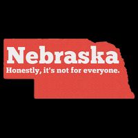 Nebraska Honestly Its Not For Everyone Funny Nebraska Pom Pom 12in Knit Beanie